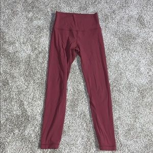 Lulu lemon 7/8 aligns high waisted